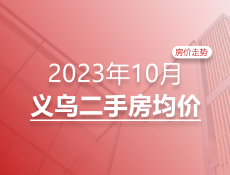 义乌2023年10月二手房均价表最新出炉！10个镇街超200个热门小区！
